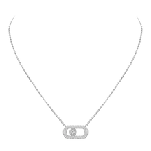  So Move Pavé White Gold Diamond Necklace