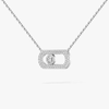 So Move Pavé White Gold Diamond Necklace
