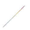 Coloured stones line bracelet in 18k white gold