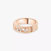 Move Noa Ciselé ring Pink Gold Diamond Ring