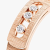 Move Noa Ciselé Pink Gold Diamond Ring