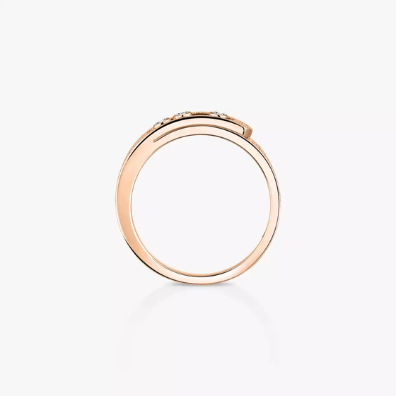 Move Noa Ciselé Pink Gold Diamond Ring
