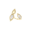 Fiery trilogy ring Fiery diamond trio ring in yellow gold
