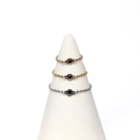 Le Lien Black Diamond Ring