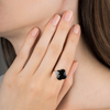 Ring, Onyx, White Gold