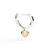 Sterling Silver Charm Holder Earring