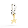 Boucle D’oreille Porte-pendentif Argent