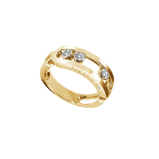 Yellow Gold Diamond Ring Move Classique