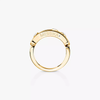Move Classique ring, large model Yellow gold diamond ring Move