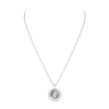 Collier Lucky Move nacre grise, moyen modèle