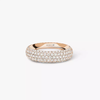 Bague Divine Enigma Bague Diamant Or Rose