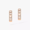 Move Classique pavé hoop earrings