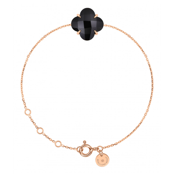 Bracelet, Onyx, Rose Gold