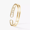 Move 10th Bangle Yellow Gold Diamond Bracelet