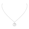 Lucky Move necklace small White Gold Diamond Necklace