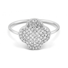 Chance Ring Diamonds Set In White Gold
