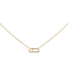  Yellow Gold Diamond Necklace Gold Move Uno
