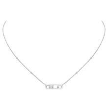  Baby Move White Gold Diamond Necklace