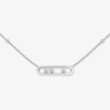 Baby Move White Gold Diamond Necklace