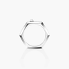 Moderniste pavé ring, small model Moderniste ring in 18-karat white gold, featuring brilliant-cut pavé diamonds.