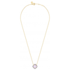 Collier, Améthyste Rose, Diamants, Or Jaune