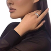 Move Link solitaire ring, medium model