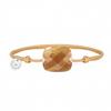 Bracelet, Sunstone, Golden Beige Cord