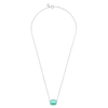 Collier, Amazonite, Or Blanc