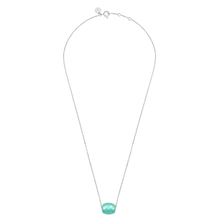  Necklace, Amazonite, White Gold