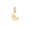 Pendentif Luna Or Jaune Et Diamant Blanc