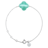 Bracelet, Amazonite, White Gold