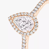 Joy pear-cut solitaire ring, medium model