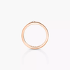 Move Joaillerie wedding band, small model Move Joaillerie diamond wedding ring in pink gold