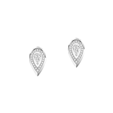  Fiery 0.10ct White Gold Diamond Earrings