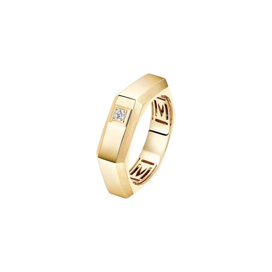 Moderniste MM Yellow Gold Diamond Ring