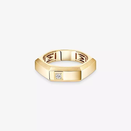 Moderniste MM Yellow Gold Diamond Ring
