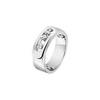 Move Noa ring, small model White gold diamond ring Move Noa