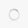 Move Noa ring, small model White gold diamond ring Move Noa