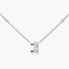 Move Romane Pendant White Gold Diamond Necklace