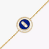 Lucky Move SM Lapis Lazuli Yellow Gold Diamond Bracelet