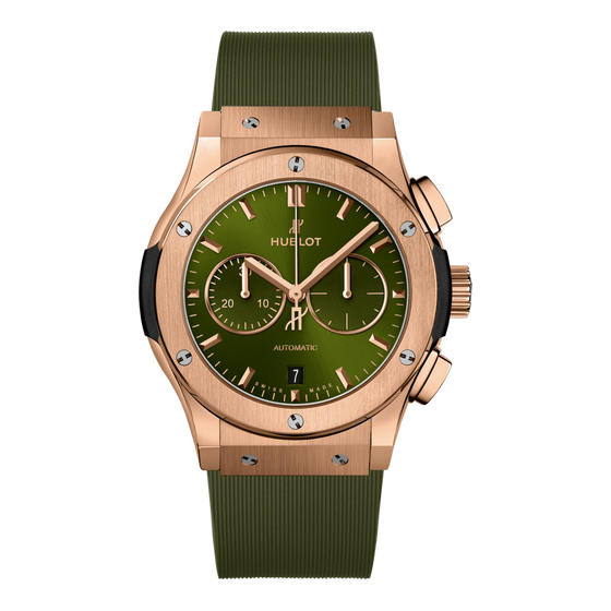 Classic Fusion Chronograph King Gold Green