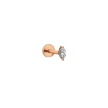  Piercing pour femme en or rose et diamants. Piercing Lumière Kismet by Milka N0PR01410114Y08