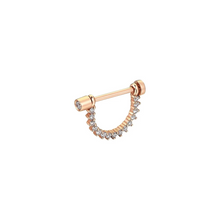  Piercing pour femme en or rose et diamants. Piercing Lumière Kismet by Milka N0PR01410414Y09.001