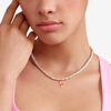 Rose Gold & Enamel Flamingo Charm
