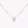Collier Fiery 0,25ct Collier Diamant Or Jaune