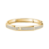 Moderniste pavé bracelet, large model Moderniste yellow gold diamond bracelet
