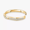 Moderniste pavé MM Yellow Gold Diamond Bracelet