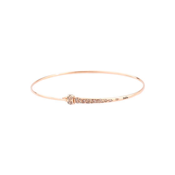 Rose Gold & Diamond Essentials Bangle