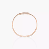 Move Noa pavé bangle Pink Gold Diamond Bracelet