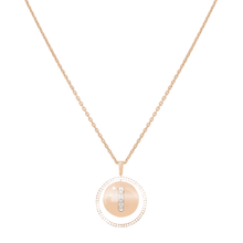  Pink Gold Diamond Necklace Lucky Move MM